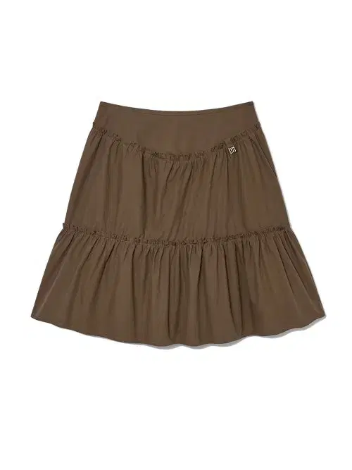 글로니 TIA DOUBLE LAYERED RUFFLE SKIRT M